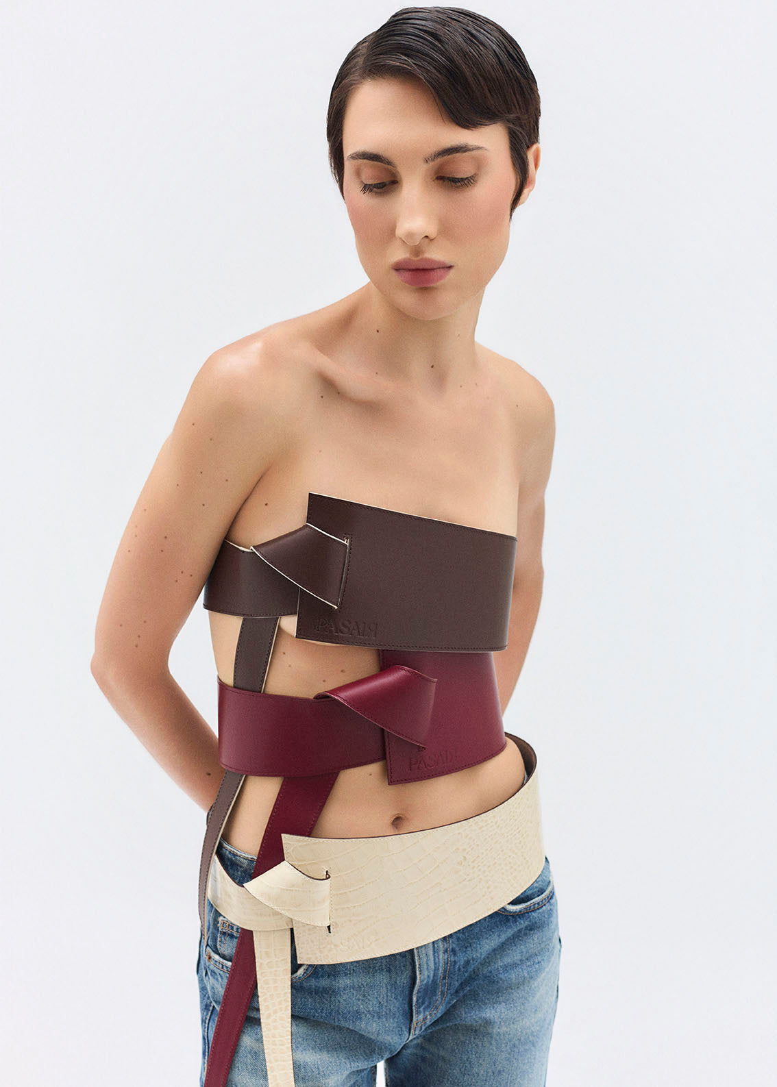 CINTURÓN FEROX MARRÓN CHOCOLATE